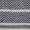 DII® Navy & Mineral 2-Tone Chevron Stripe Throw